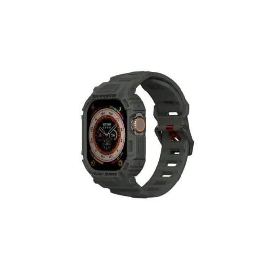 Skin Arma 2 In 1 Apple Watch Ultra Strap Case Mecha 49 Mm - Green